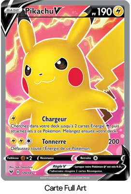Détails des cartes Pokémon Full Art. Nos experts vous guident gratuitement