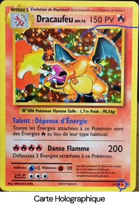 Détails carte Holographique - Carte Pokémon - Estimations gratuites par nos experts