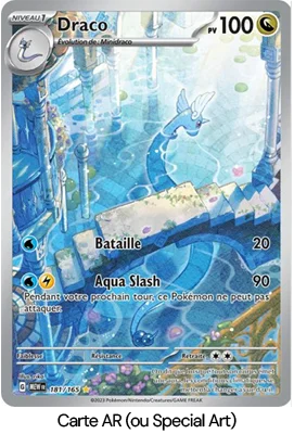 Carte AR Spécial Art - Détails spécifiques de cette carte Pokémon - Nos experts estiment gratuitement vos cartes.