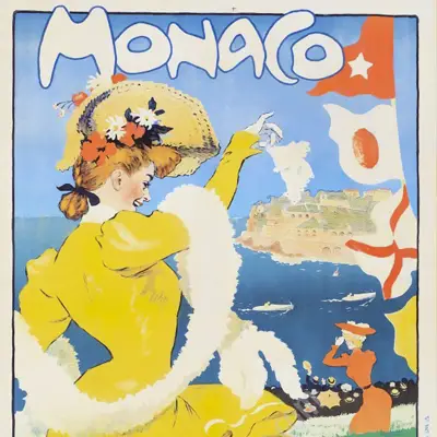 Jules Alexandre Grün (1868-1934) Monaco, exposition et concours de canots automobiles, avril 1910. Affiche adjugée en fonction de son état entre 2500 € et 8000 €