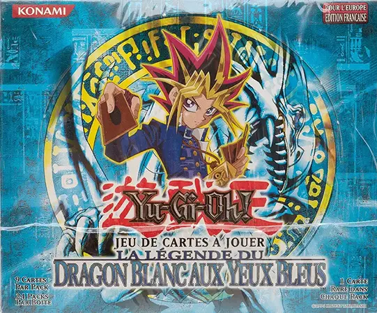 YU-GI-OH! - Display 2002 scellé «La Légende Du Dragon Blanc Aux Yeux Bleus». Adjugé 6500 €