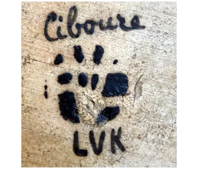 Signature des céramiques de Ciboure - 1919-1922