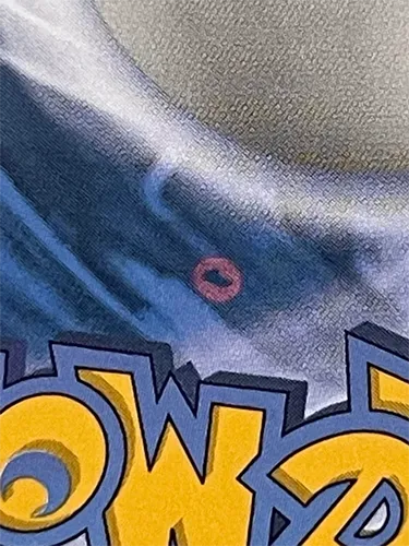 Carte Pokémon - Misprint. Tache d'encre - Tache d'impression / Stain print / Printer Hickey / Smudging