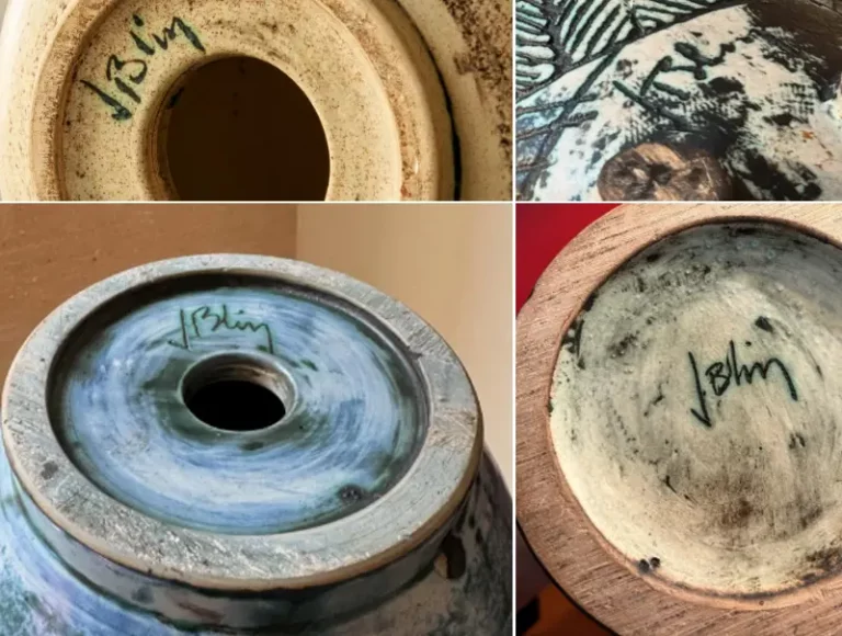 Jacques Blin - Céramiste - Signature de l'artiste