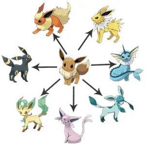 Evoli et ses évolutions - Cartes Pokémon recherchées