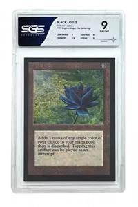 MAGIC THE GATHERING© Black Lotus Édition Collector's Edition (1993). État : carte gradée SGS 9.