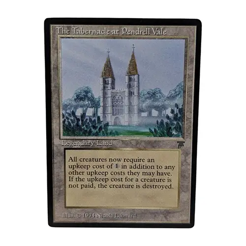 Carte Magic The Gathering - The Tabernacle at Pendrell Vale - Édition Legends 1994 - État Excellent. Adjugée 2650€
