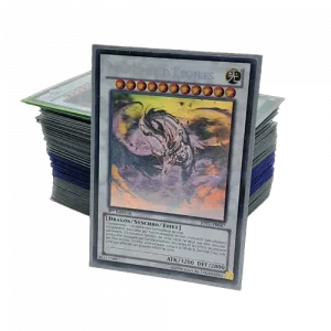 YU-GI-OH! - KONAMI - Deck avec 79 cartes protégées sous sleeves. Adjugé 100€
