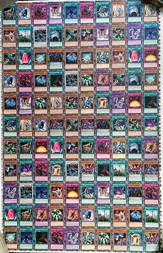 YU GI OH! - Planche d'impression de 110 cartes dont le Dragon blanc aux yeux bleus - Version anglaise de 2018