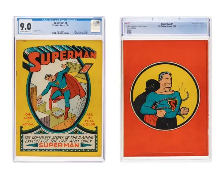 Proposé aux enchères par Heritage Auctions le jeudi 20 de ce mois de novembre 2025, l’impeccable exemplaire de ce Superman n°1 a été adjugé pour la somme de 9,12 millions de dollars. Écrasant tous les records précédents sur le marché des bandes dessinées de collection. Ce qui en fait la BD - un comic book, un "floppy"- la plus chère de tous les temps.