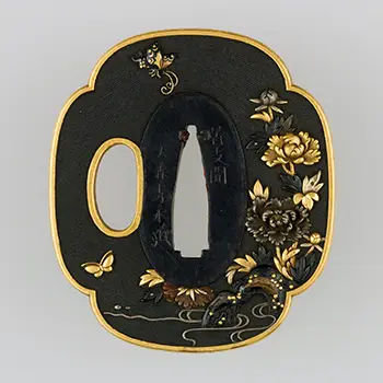 À partir de l'époque d'Edo (1600-1868), on commença à forger des tsuba à l'esthétique bien plus travaillée
