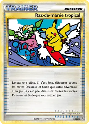 Carte Promotionnelle Pokémon HGSS Raz-de-Marée Tropical
