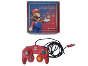 GAME CUBE - NINTENDO - Mario Controller Limited Edition - Boîte (abîmée) + manette - Traces d'utilisations