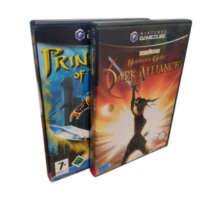 GAMECUBE - NINTENDO - Lot de 2 jeux : Baldur's gate Dark Alliance - Prince of Persia The Sands of Time - Comprend boites - notices - CD