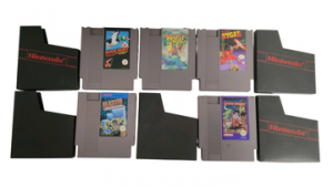 NES - NINTENDO - Lot de 5 jeux comprenant : Dream Master, Rygar, The adventures of Bayou Billy, Duck Hunt, et Blaster Master - Avec fourreau