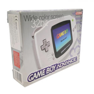 Nintendo - Game Boy Advance - Console portable coloris blanc - Test d’allumage effectué avec succès. Avec notices, boîte.