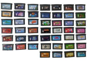Nintendo - Game Boy Advance - Lot de 46 jeux de différentes licences. Cartouches seules.