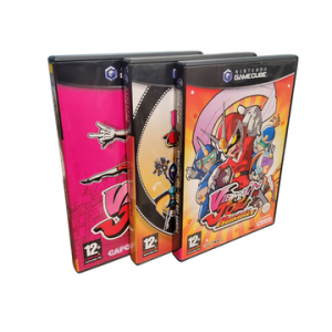 Nintendo - GameCube - Lot de 3 jeux : Viewtiful Joe, Viewtiful Joe 2, Viewtiful Joe Rumble. Avec notices, boîtes. Version des jeux PAL.
