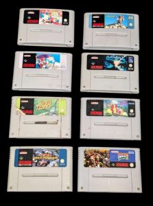 Nintendo - Super NES - Lot de 8 jeux de différentes licences. Version des jeux PAL (FAH, NOE, UKV)