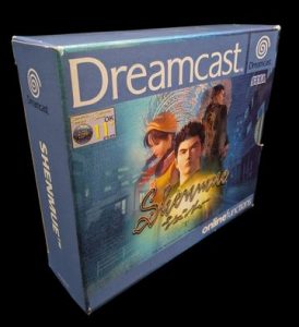 Sega - Dreamcast - Jeu Shenmue. Avec boîtes, 4 GD-ROM, notices, poster. Version du jeu PAL.