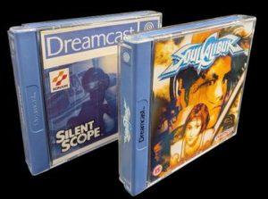 Sega - Dreamcast - Lot de 2 Jeux : Soul Calibur et Silent Scope. Avec boîtes, 2 GD-ROM, notices. Version des jeux PAL.