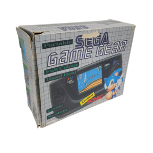 Sega - Game Gear - Coffret Sonic - Console de salon (033547) - Hors-service. Avec boîte en carton, cale plastique, notices, jeu Sonic.