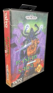 Sega - Genesis - Jeu Rastan Saga II. Avec boîte, cartouche, notice. Version du jeu NTSC.