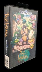 Sega - Genesis - Jeu Taz Mania. Avec boîte, cartouche, notice. Version du jeu NTSC.