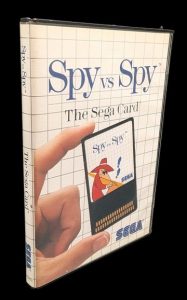 Sega - Master System - Jeu : Spy vs Spy. Avec boîte, cartouche, protection pour la cartouche, notice. Version du jeu PAL.
