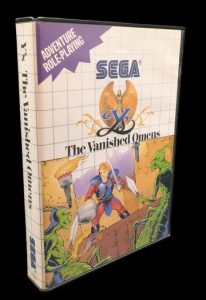 Sega - Master System - Jeu : Ys, The Vanished Omens. Avec boîte, cartouche, notice. Version du jeu PAL.