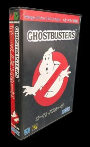 Sega - Mega Drive - Jeu Ghostbusters. Avec boîte, cartouche, notice. Version du jeu en japonais.