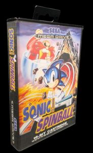 Sega - Mega Drive - Jeu Sonic Pinball. Avec boîte, cartouche, notice. Version du jeu PAL.