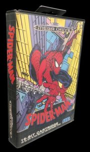 Sega - Mega Drive - Jeu Spider-Man. Avec boîte, cartouche, notice. Version du jeu PAL.