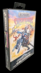Sega - Mega Drive - Jeu Sunset Riders. Avec boîte, cartouche, notice. Version du jeu PAL.