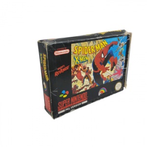 SUPER NES - NINTENDO - Spider-Man X-Men (PAL) - Jeu + cale en carton + boîte + notice