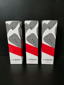 3 bouteilles de champagne G.H MUMM Cordon Rouge Brut