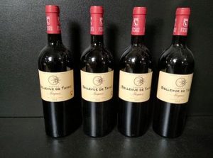 4 bouteilles Château Bellevue de Tayac Margaux 2022