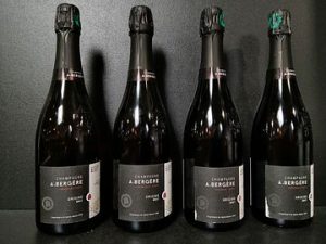 4 bouteilles de champagne A.Bergère Origine Brut