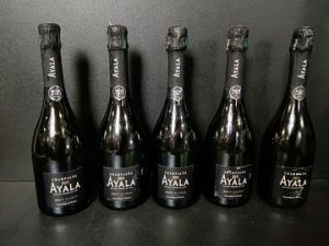 5 bouteilles de champagne Ayala Brut Majeur 75cl