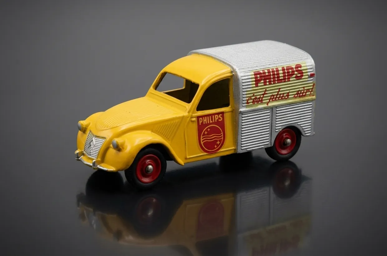 DINKY TOYS FRANCE ref 560 Citroën 2cv fourgonnette "PHILIPS
