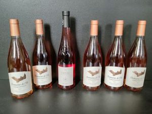 Lot de 6 bouteilles de vin rosé : 5 Domaine de l'île Porquerolles 2023 et 1 Domaine Maby Tavel La Forcadière 2024