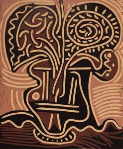 Pablo PICASSO (1881-1973) (d'après) Bouquet de fleurs Linogravure en couleurs Sur Vélin 26 x 32 cm Excellent état, rousseurs dans les marges n'affectant pas la linogravure INFORMATION : Editée par le Cercle d'Art en 1962 sous le contrôle de Picasso, dans les ateliers Arnera (Vallauris) où Picasso à réalisé toutes ses linogravures Expédition obligatoire, jusqu'à 5 Lithographies dans votre colis pour 14,76€ TTC en France Métropolitaine, et 29,64€ TTC pour l'Europe