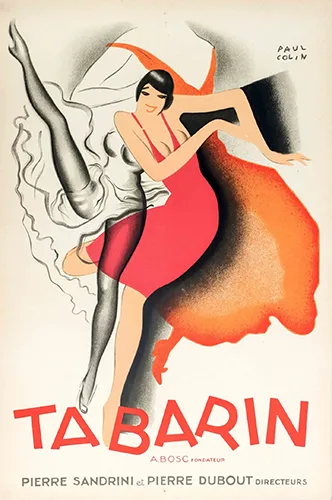 Paul Colin. Affiche Tabarin