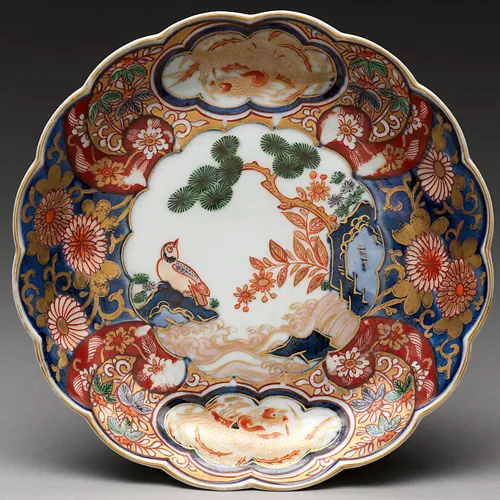 Assiette Oiseaux 1710–30 - Porcelaine japonaise - Pour l'exportation.