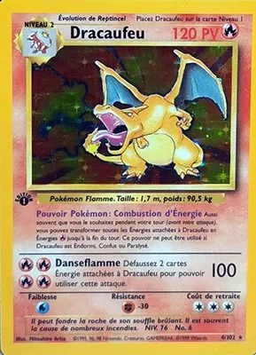 Dracaufeu Première édition - 1999 - Set de base - Wizards